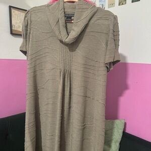 Jessica Howard cowl neck dress with pleats, featuring a flattering fit